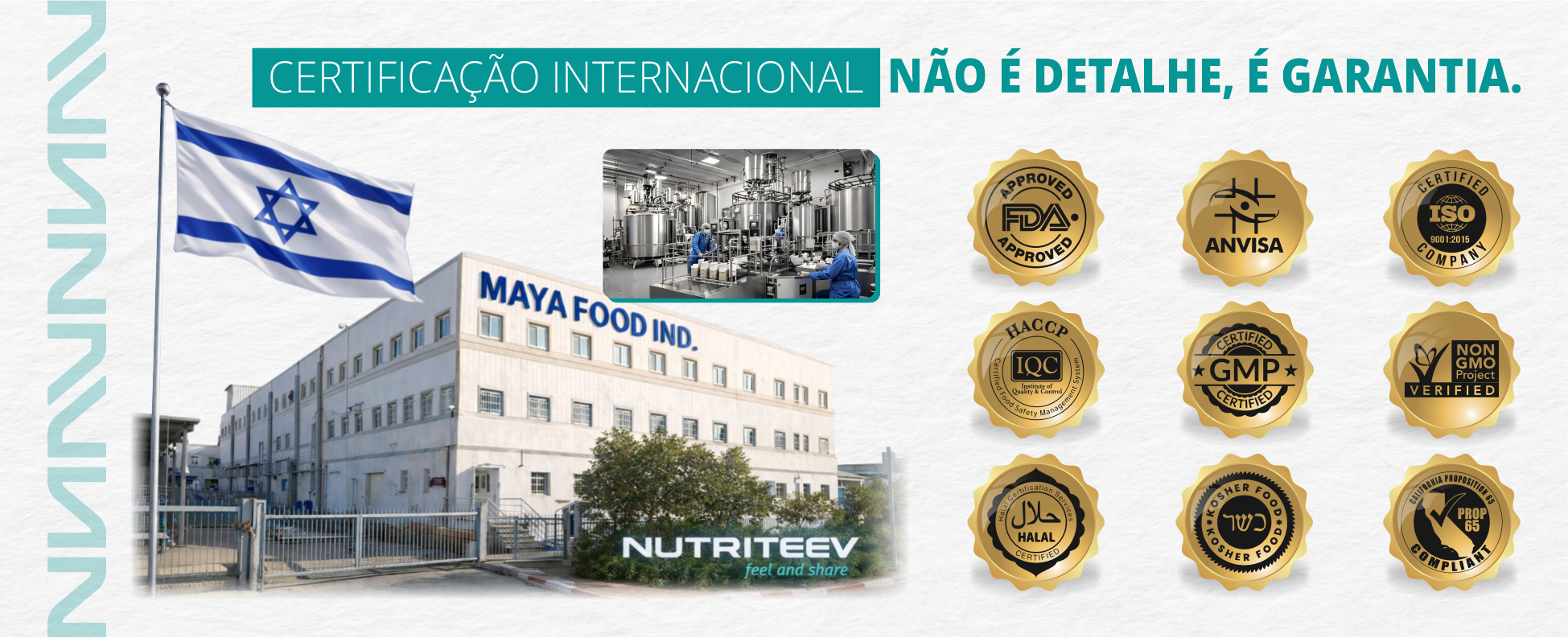 Certificação internacional não é detalhe, é garantia!